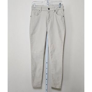 PATAGONIA Women's Organic Cotton Light Beige Corduroy Zipper Pants Sz 27